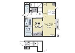 AISTORY3 1LDKの間取図画像