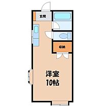 メイプルリーフ岩曽  ｜ 栃木県宇都宮市岩曽町（賃貸アパート1K・2階・22.35㎡） その1