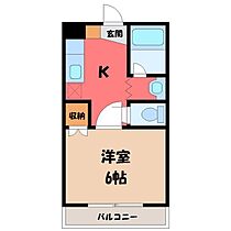 チーズコート  ｜ 栃木県宇都宮市今宮1丁目（賃貸マンション1K・2階・23.30㎡） その2