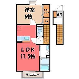 JR日光線 鶴田駅 徒歩14分