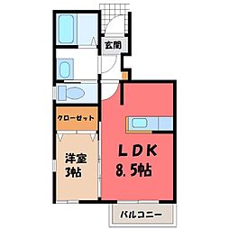 間取図画像 1LDK