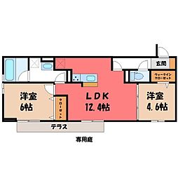 JR東北本線 宇都宮駅 4.2km