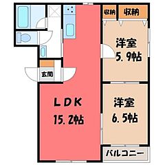 物件の間取り