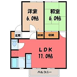 JR東北本線 宝積寺駅 徒歩23分