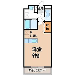 JR東北本線 雀宮駅 徒歩15分 1階/-