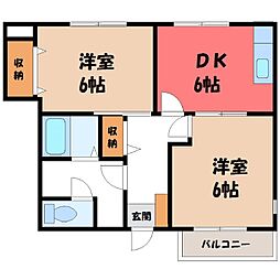 JR東北本線 雀宮駅 バス17分 若松原中西下車 徒歩6分