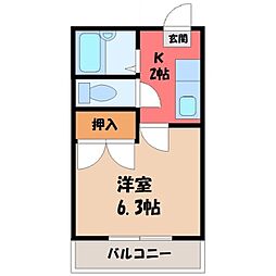 宇都宮芳賀ライトレール線 峰駅 徒歩18分 3階/-