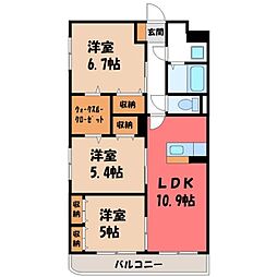 東武宇都宮線 東武宇都宮駅 徒歩14分 2階/-