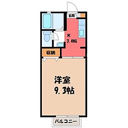 JR東北新幹線 宇都宮駅 バス35分 上三川北小下車 徒歩7分 1階/-
