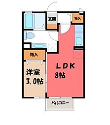 プレジール C 2階