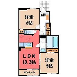 真岡鐵道 真岡駅 徒歩37分