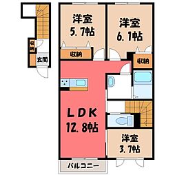 JR東北本線 宇都宮駅 バス19分 藤井産業前下車 徒歩11分