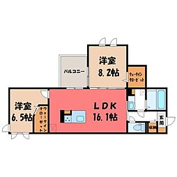 パルティール 2階/-