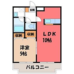 JR東北本線 宇都宮駅 徒歩33分 3階/-