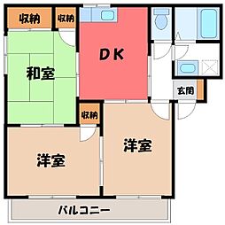 クレセント・レジデンス A 2階/-