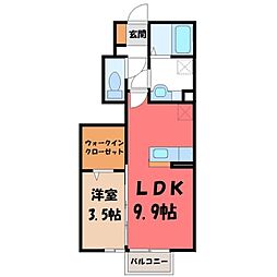クラージュ C 1階