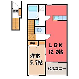 東武宇都宮線 おもちゃのまち駅 徒歩12分 2階/-