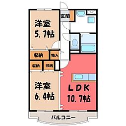 真岡鐵道 真岡駅 徒歩20分 1階/-