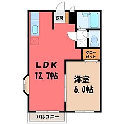 JR東北本線 氏家駅 徒歩8分 1階/-