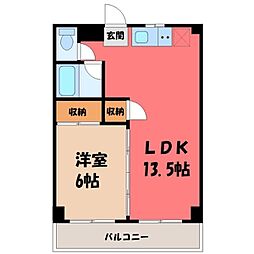 JR東北本線 雀宮駅 バス8分 茂原観音入口下車 徒歩20分 1階/-