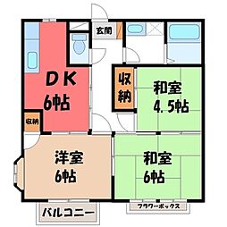 真岡鐵道 真岡駅 徒歩20分 2階/-