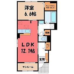 真岡鐵道 真岡駅 徒歩33分