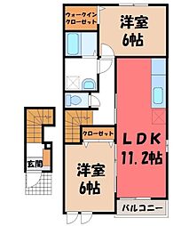 ラック ヒルズ A 2階/-
