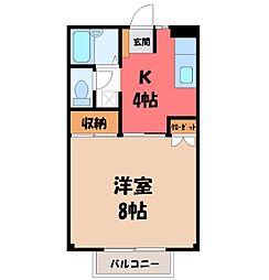 レーベンハイツ B 1階/-