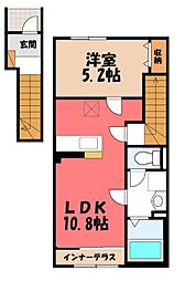 仮)リバーヒルズ真岡市亀山新築アパート 2階