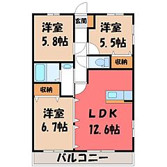 物件の間取り