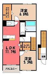 アリビオ 2階/-