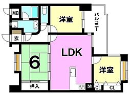 間取図画像 3LDK