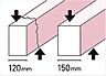 その他：基礎の立ち上がり部分の幅を30ｍｍ大きく取ることで基礎にかかる上下の力（せん断力）に対抗する力がまし強い基礎ができます。