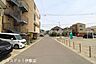 外観：【前面道路】西側前面道路、北方面