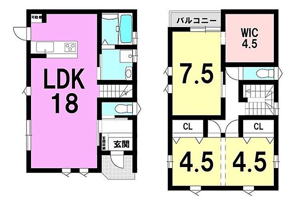 間取りを拡大表示