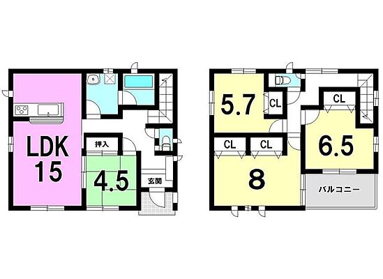 間取り 下田町　中古戸建