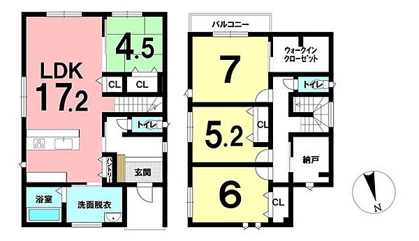間取りを拡大表示
