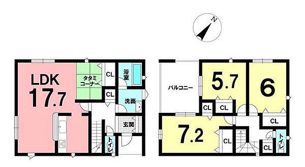 間取りを拡大表示