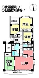 ライオンズマンション南栄 3LDKの間取図画像