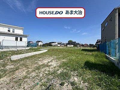 外観：高速インターにほど近いあま市石作エリアに建築条件なしの土地が登場しました。約80坪のゆとりのある敷地で夢のマイホームはいかがでしょうか。