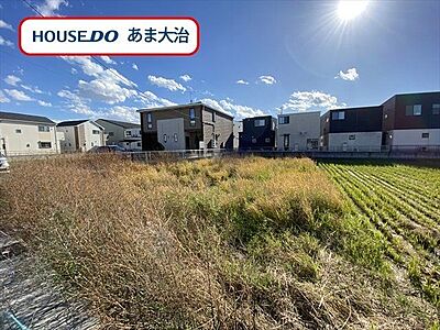 外観：市バス、名鉄バス「東条」停　徒歩約7分。名古屋市内へのアクセスも良好◎大治町堀之内深田に建築条件なしの土地が登場です。