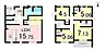 間取り：本物件は2号棟です