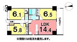 アプリア桟橋 3LDKの間取図画像
