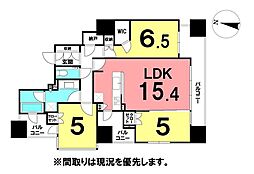 セントラルレジデンス高知中央公園 3LDKの間取図画像