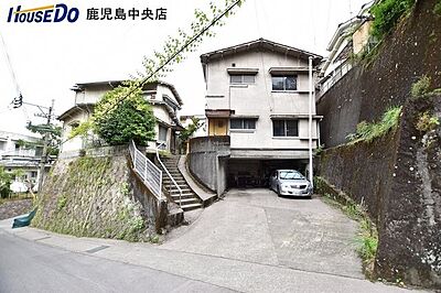 外観：北西角地【敷地面積485.471m2(46.85坪)】建築条件なし！現況でのお引渡しです。