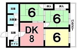 間取図画像 3DK
