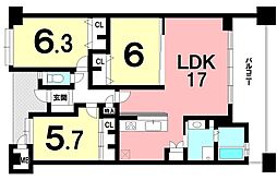 間取図画像 3LDK