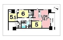 プレミスト照国表参道 3LDKの間取図画像