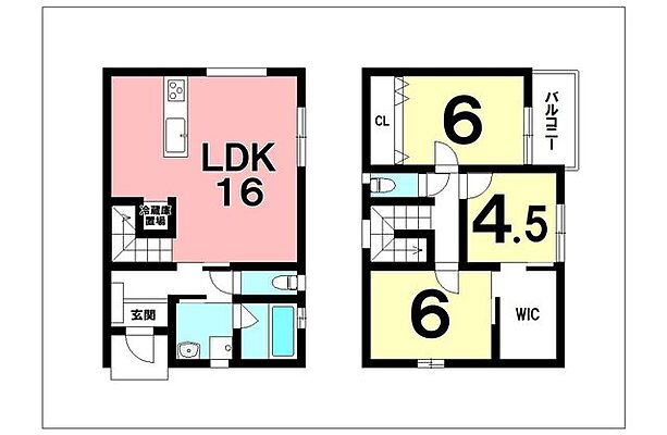 間取り 戸建 吉野町／6区画