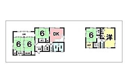 桜ヶ丘6丁目　中古戸建 5SDKの間取り